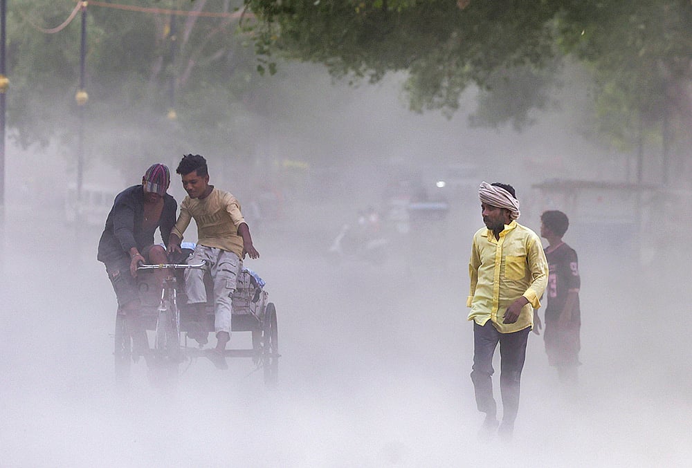 Dust storm in Prayagraj