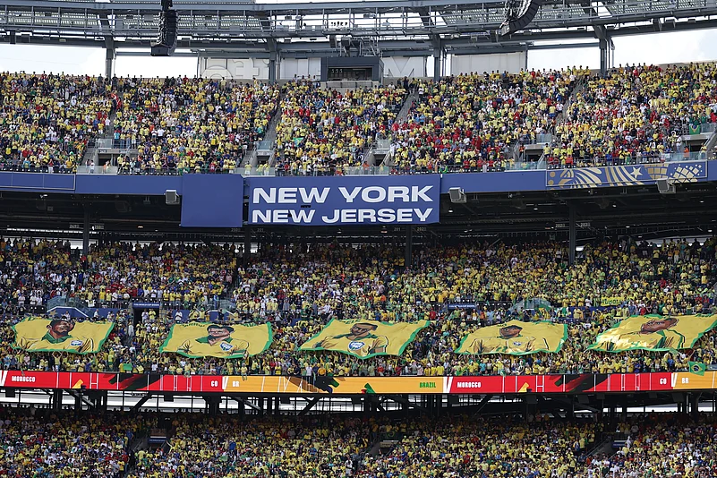 Brazil Vs Morocco FIFA World Cup 2026 Group C Brazil Legends Banner AP Photo