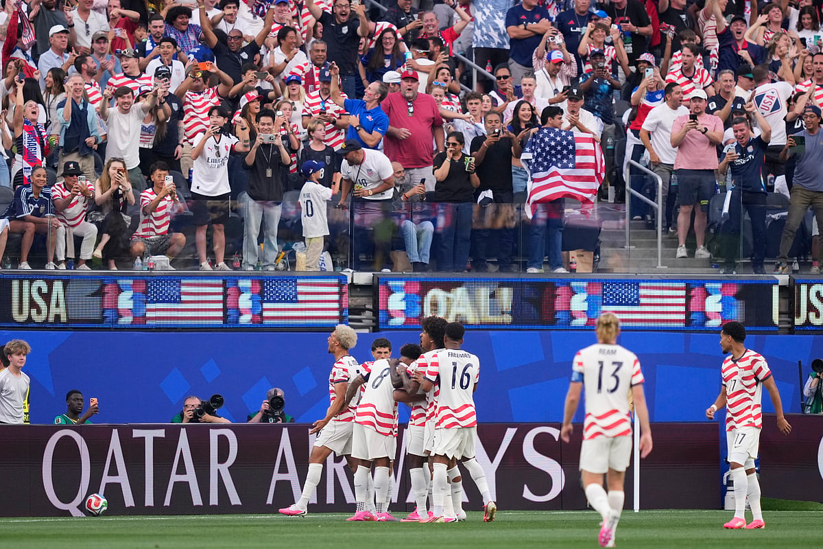 USA vs Paraguay FIFA World Cup 2026 Group D US Players Celeb AP Photo
