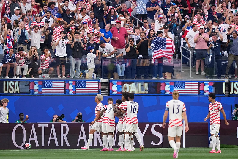 USA vs Paraguay FIFA World Cup 2026 Group D US Players Celeb AP Photo