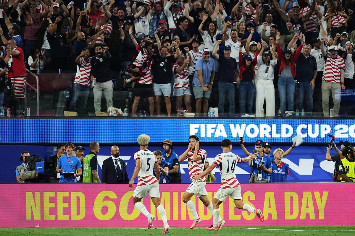 USA vs Paraguay FIFA World Cup 2026 Group D Giovanni Reyna Celeb AP Photo