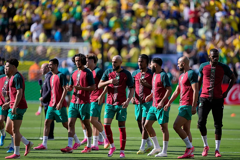 Brazil Vs Morocco FIFA World Cup 2026 Group C Morocco Warm Up AP Photo