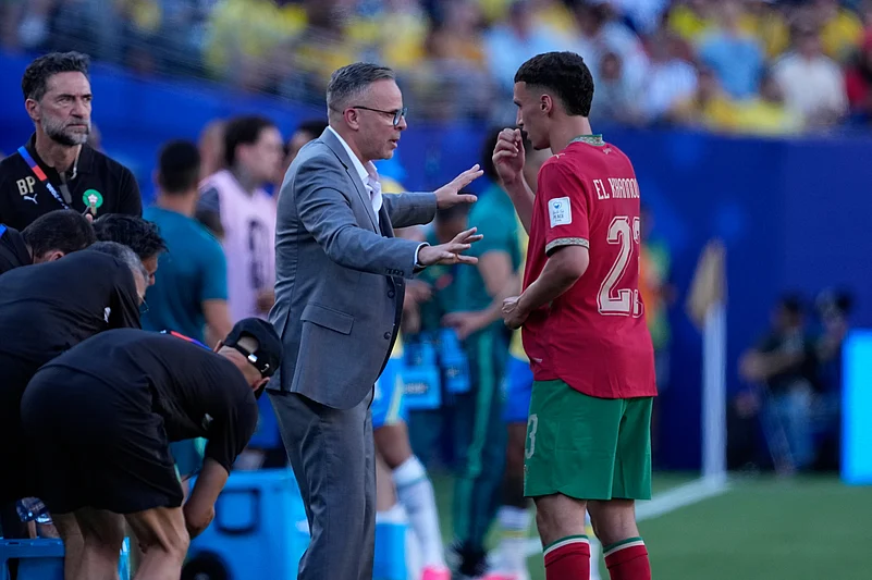 Brazil Vs Morocco FIFA World Cup 2026 Group C Mohamed Ouahbi Bilal El Khannouss AP Photo
