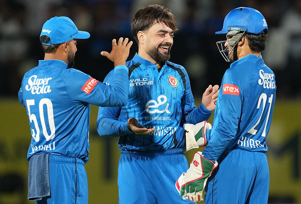 India vs Afghanistan 1st ODI Cricket highlights—Rashid Khan