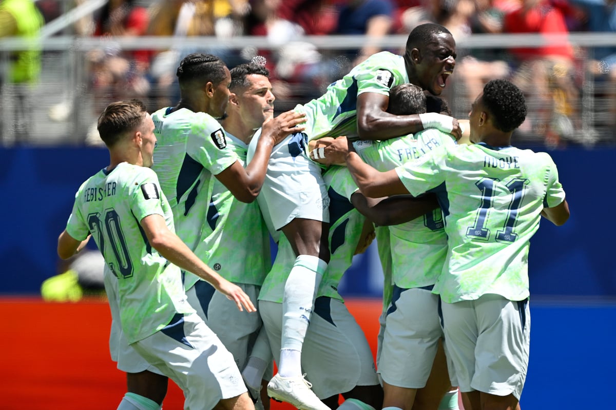 Qatar Vs Switzerland FIFA World Cup 2026 Group B Breel Embolo Goal Celeb AP Photo