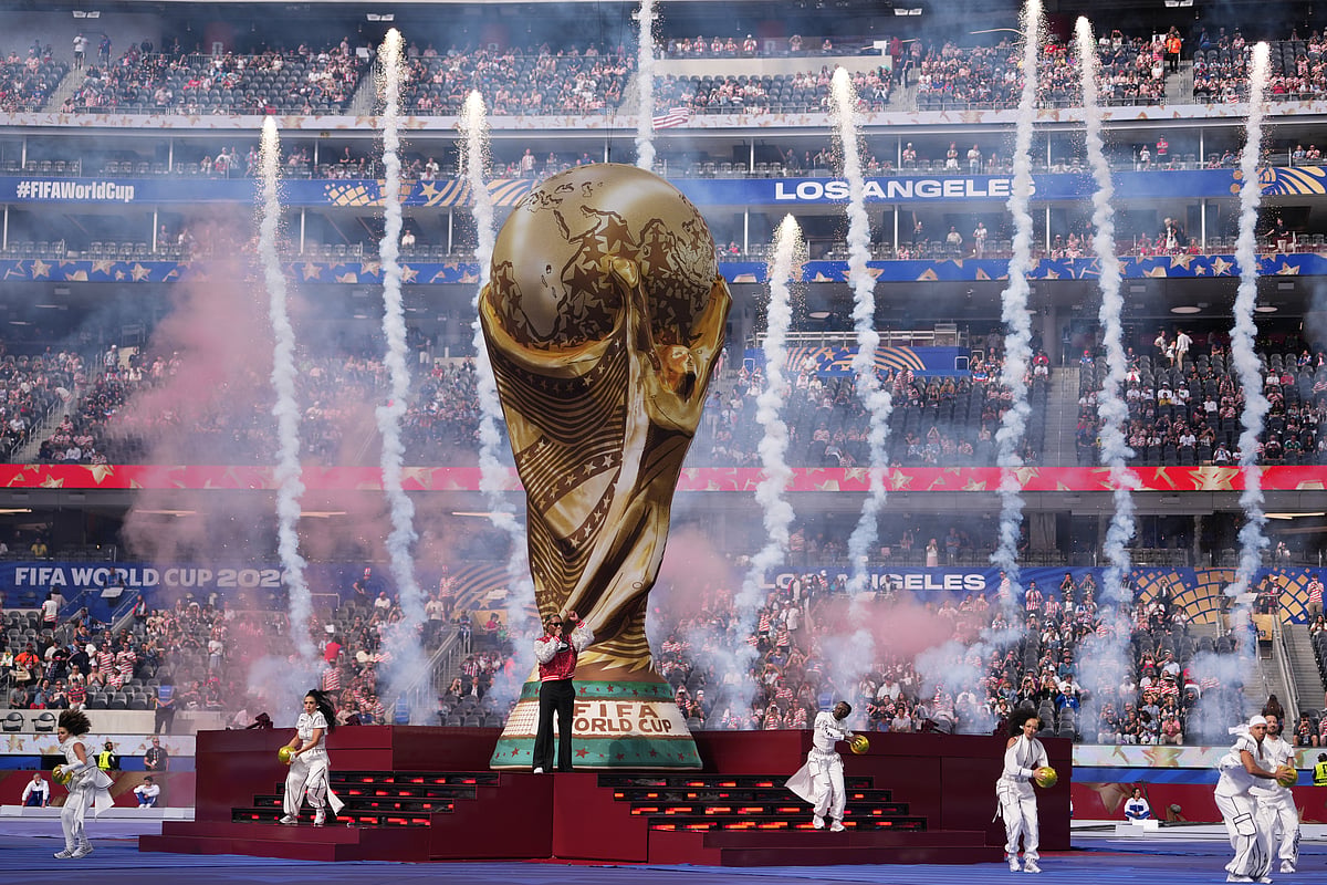 USA vs Paraguay FIFA World Cup 2026 Group D Opening Ceremony Future performs AP Photo