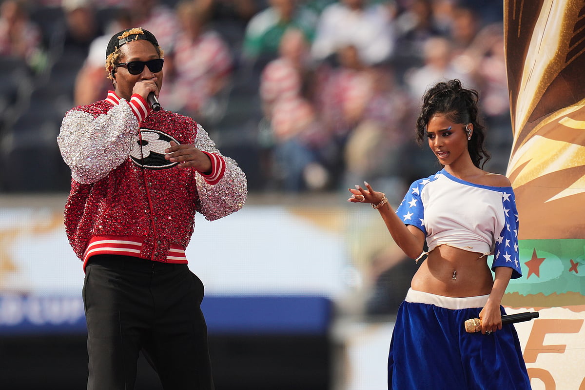 USA vs Paraguay FIFA World Cup 2026 Group D Opening Ceremony Future and Tyla Perform AP Photo