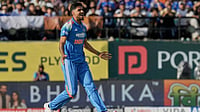 AP Photo/Ashwini Bhatia : India's Gurnoor Brar celebrates the wicket of Afghanistan's Ibrahim Zadran during the first ODI cricket match between Afghanistan and India in Dharamshala, India, Saturday, June 13, 2026. 