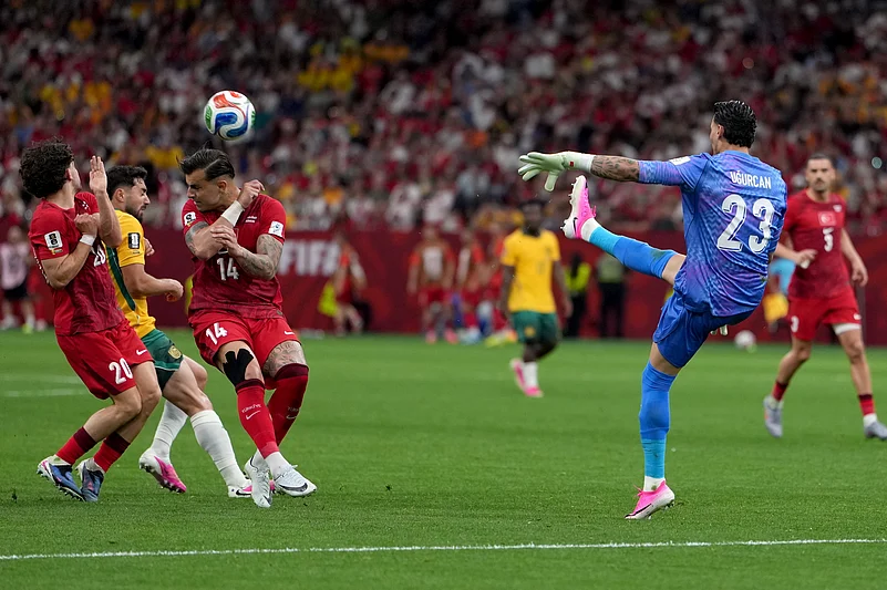 Australia Vs Turkiye FIFA World Cup 2026 Group Ugurcan Cakir Clearance Canadian Press via AP