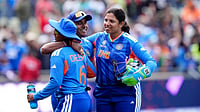 India Vs Pakistan, Women's T20 World Cup 2026: Deepti Sharma's Five-For Powers IND-W To 64-Run Win (Jacob King/PA via AP) : India's Deepti Sharma celebrates taking the final wicket during the ICC Women's T20 World Cup, Group 1 cricket match between India and Pakistan in Birmingham, England, Sunday, June 14, 2026.
