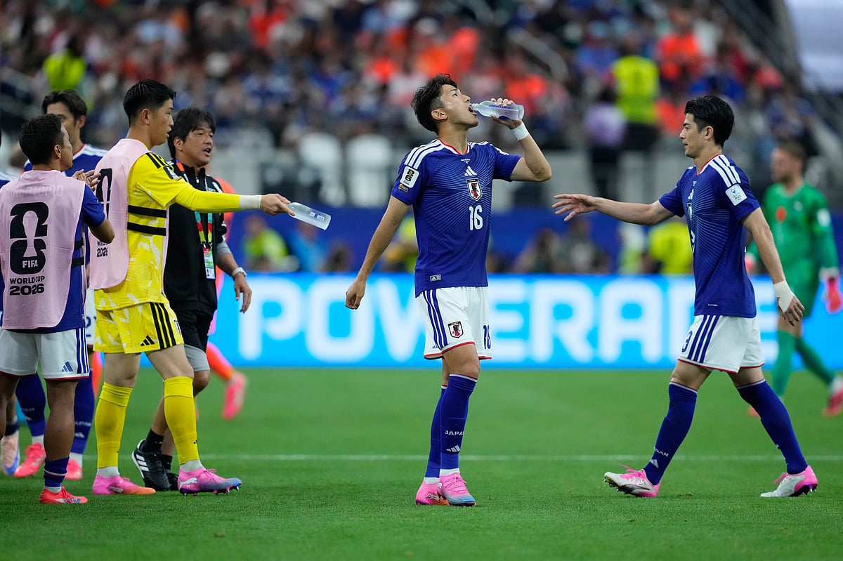Netherlands Vs Japan FIFA World Cup Group F Water Break AP Photo