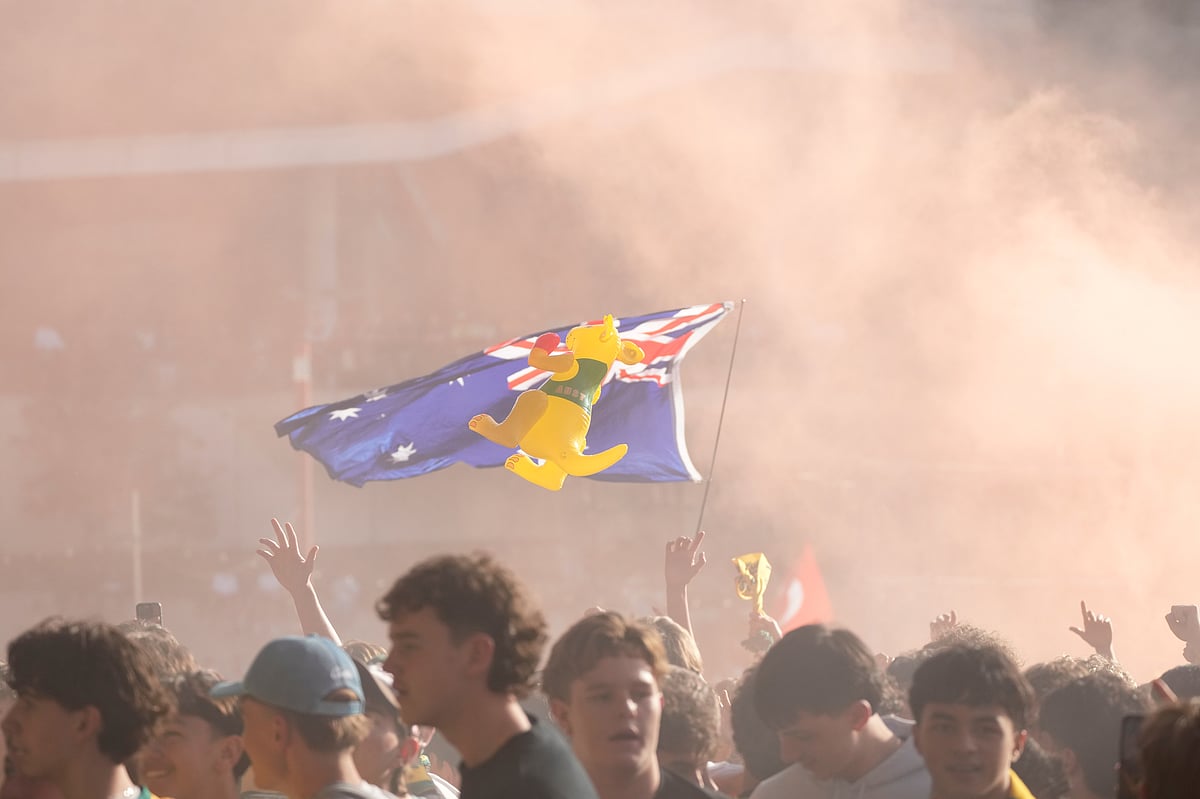 Australia Vs Turkiye FIFA World Cup 2026 Group D kangaroo toy AP Photo
