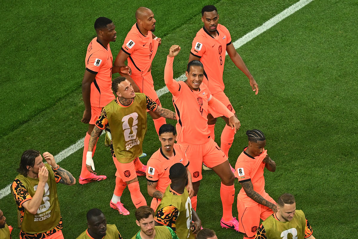 Netherlands Vs Japan FIFA World Cup Group F Dutch celeb Virgil van Dijk goal AP Photo