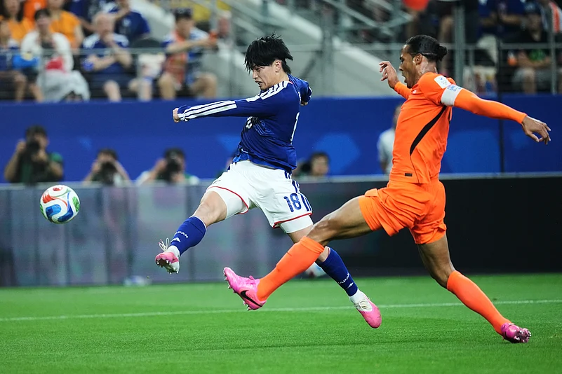 Netherlands Vs Japan FIFA World Cup Group F Ayase Ueda Virgil van Dijk AP Photo