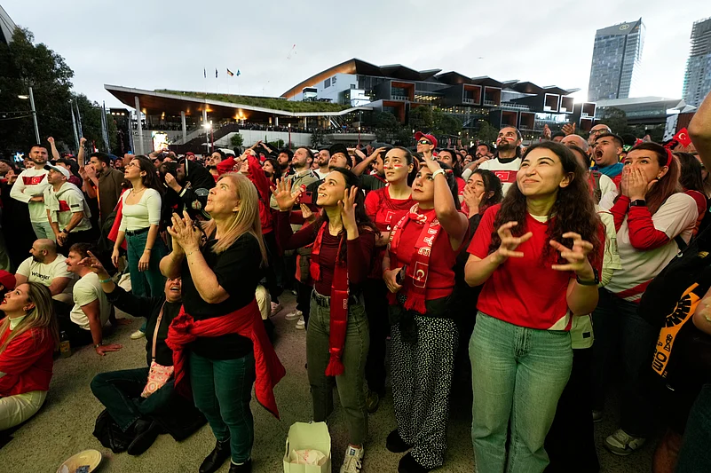 Australia Vs Turkiye FIFA World Cup 2026 Group D Sydney Celebration 2 AP Photo