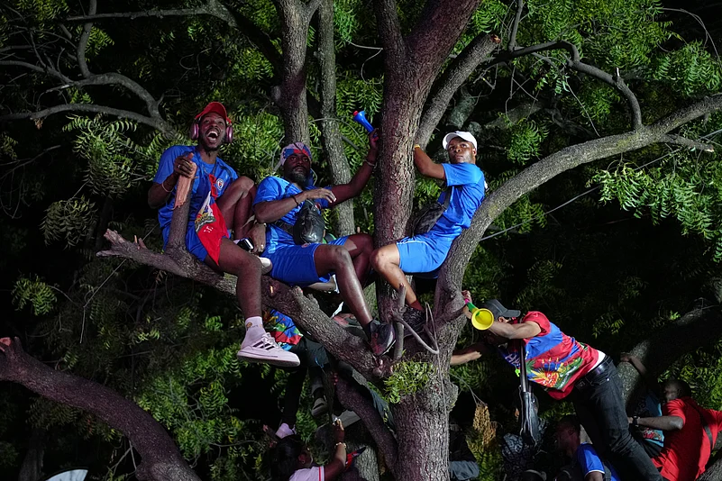 Haiti Vs Scotland FIFA World Cup 2026 Group C Port-au-Prince watch party tree AP Photo