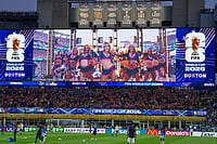 Haiti Vs Scotland, FIFA World Cup: See The Best Photos From Group C Match At Boston Stadium AP Photo/Martin Meissner : Players warm up ahead of the World Cup Group C soccer match between Haiti and Scotland in Foxborough, Mass., near Boston, Saturday, June 13, 2026.