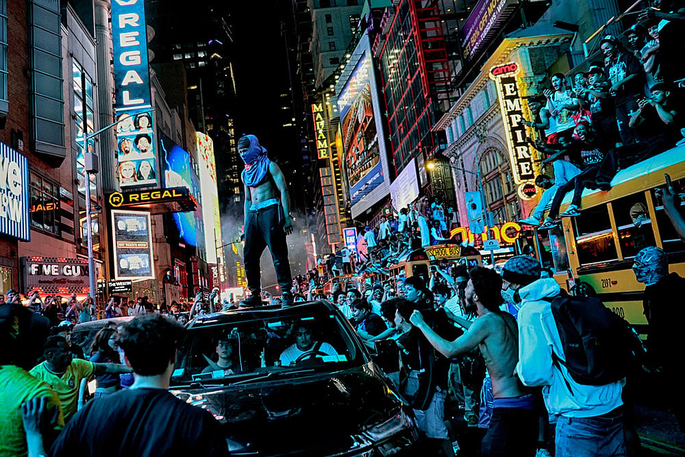 NBA Finals New York Knicks Fans Street Celebrations