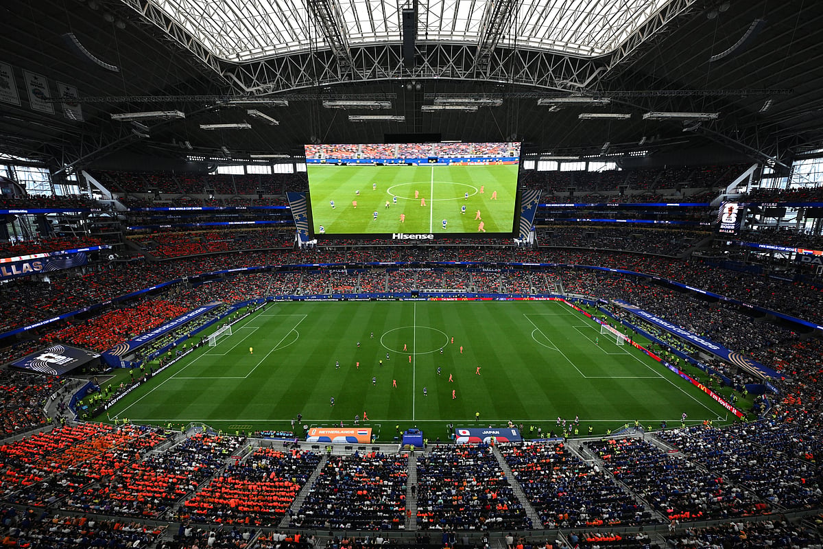 Netherlands Vs Japan FIFA World Cup Group F Arlington Dallas Stadium view AP