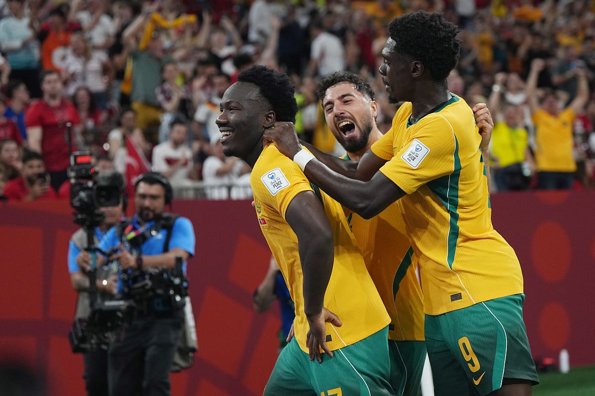 Australia Vs Turkiye FIFA World Cup 2026 Group D Aussie Goal Celeb Canadian Press via AP