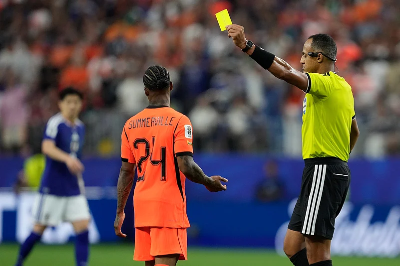 Netherlands Vs Japan FIFA World Cup Group F Summerville Booked AP Photo