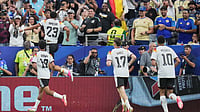 Germany Vs Curacao, FIFA World Cup 2026 In Pics: See Best Photos From Houston Stadium (AP Photo/Eric Gay) : German players celebrate after scoring the opening goal during the World Cup Group E soccer match between Germany and Curacao in Houston, Sunday, June 14, 2026.