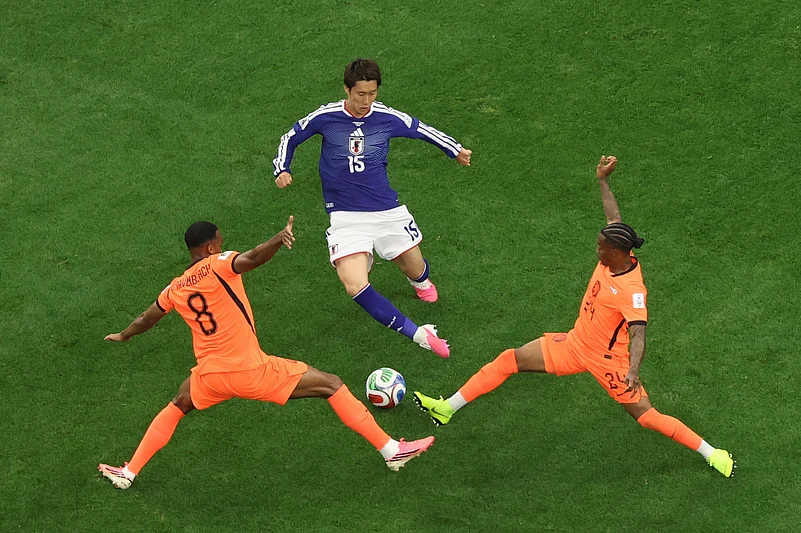 Netherlands Vs Japan FIFA World Cup Group F Kamada Gravenberch Summerville AP Photo