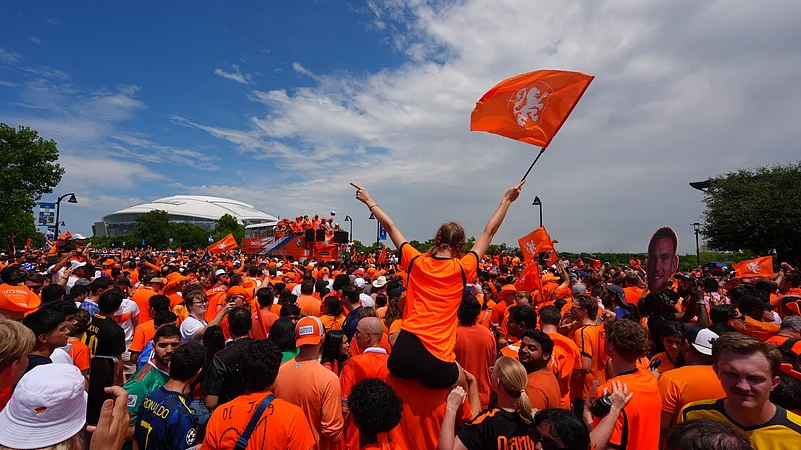 Netherlands Vs Japan FIFA World Cup Group F Orange Walk Dallas AP Photo