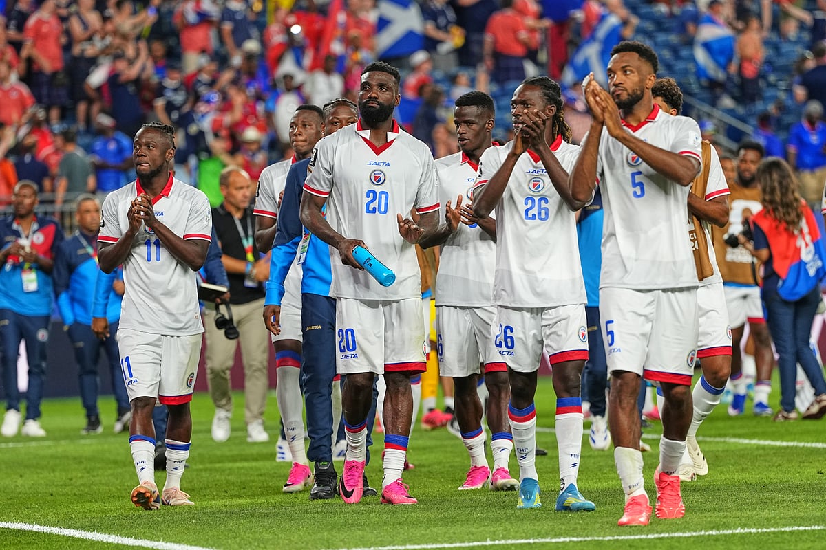 Haiti Vs Scotland FIFA World Cup 2026 Group C Haiti players applaud fans sad AP Photo