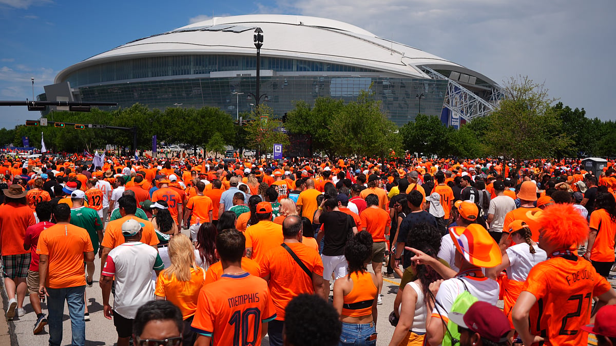 Netherlands Vs Japan FIFA World Cup Group F Orange Walk Dallas 2 AP Photo