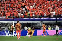 Netherlands Vs Japan, FIFA World Cup: See Best Photos Of Group F Match From Texas' Dallas Stadium AP Photo/Tony Guttierez : Dutch fans cheer before the World Cup Group F soccer match between the Netherlands and Japan in Arlington, Texas, near Dallas, Sunday, June 14, 2026.