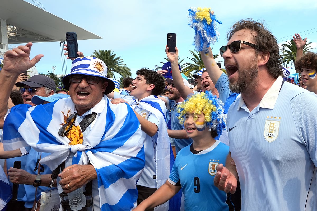 Saudi Arabia vs Uruguay FIFA World Cup 2026 Uruguayan Fans Arrive Group H AP Photo