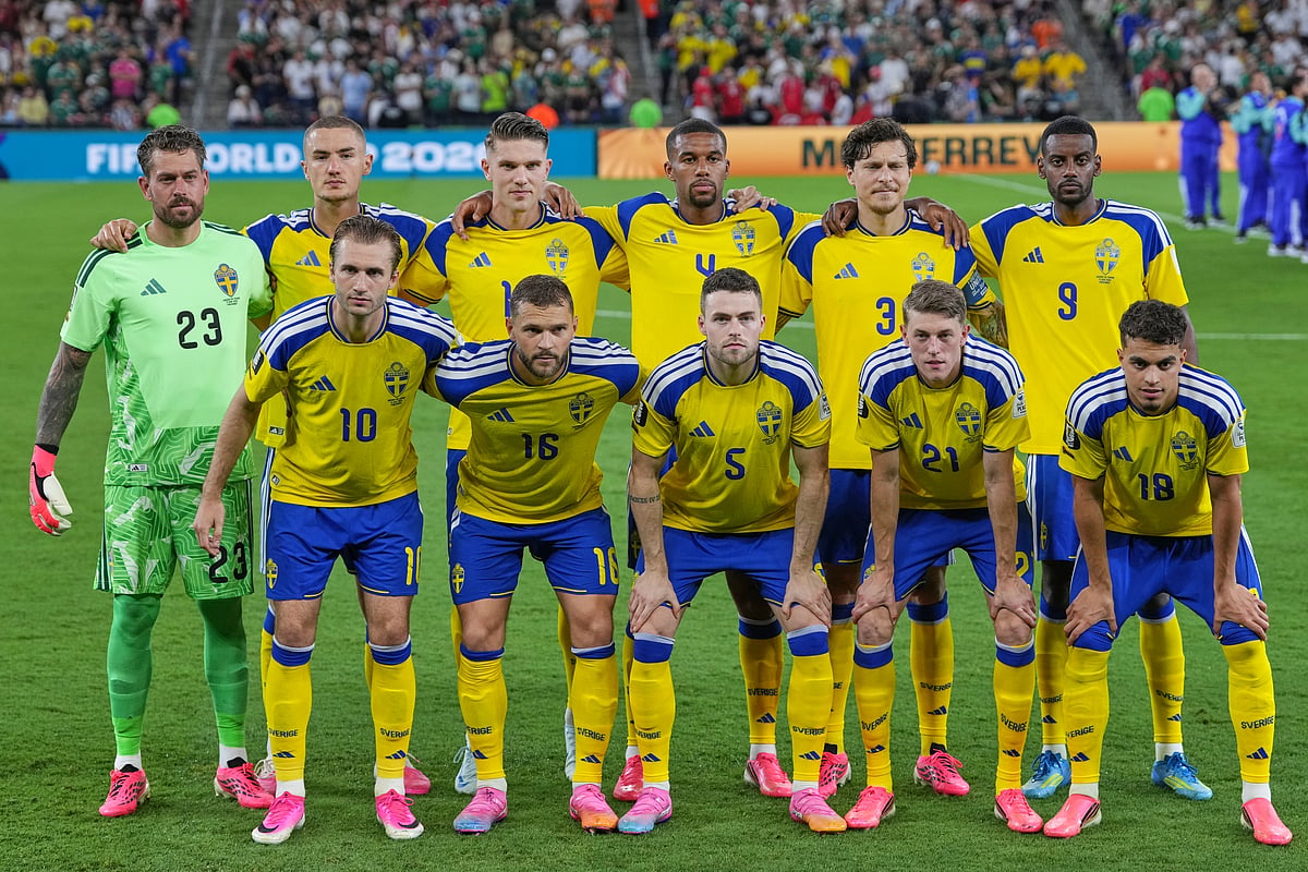 Sweden vs Tunisia FIFA World Cup 2026 Group F Sweden XI AP Photo