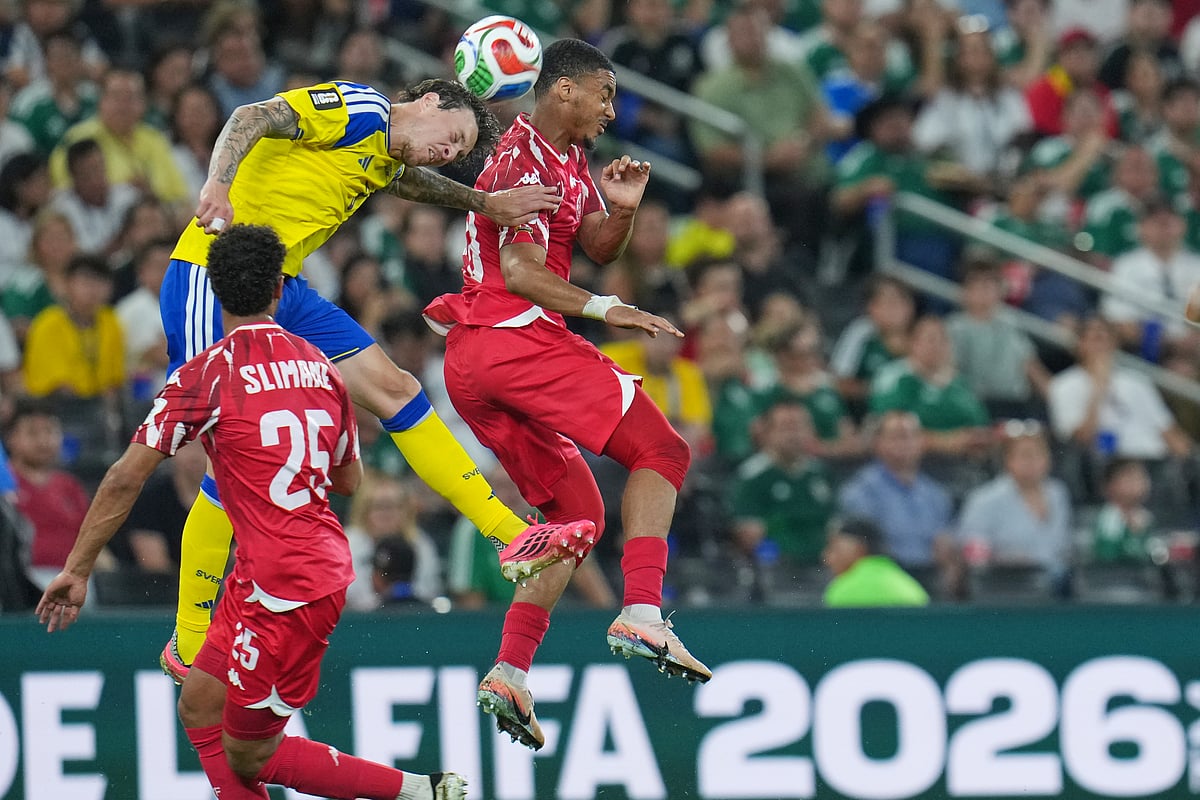 Sweden vs Tunisia FIFA World Cup 2026 Group F Victor Lindelof Yan Valery AP Photo