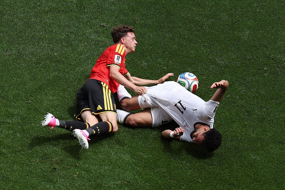 Belgium Vs Egypt FIFA World Cup 2026 Group G Cuyper Zico Collision AP Photo
