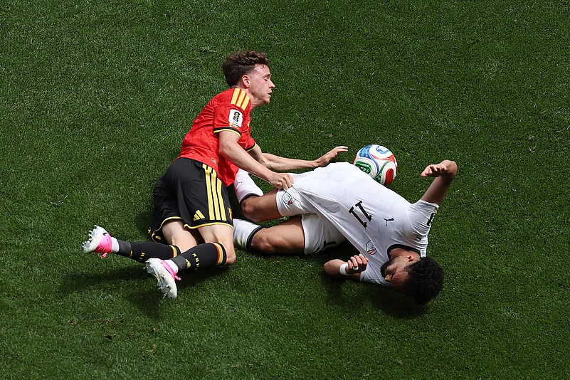 Belgium Vs Egypt FIFA World Cup 2026 Group G Cuyper Zico Collision AP Photo