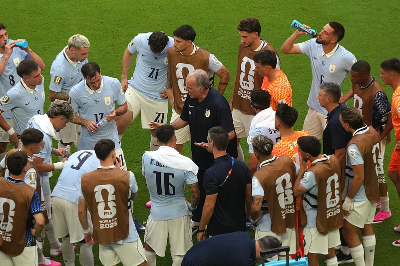 Saudi Arabia vs Uruguay FIFA World Cup 2026 Group H Marcelo Bielsa speaks ap photo