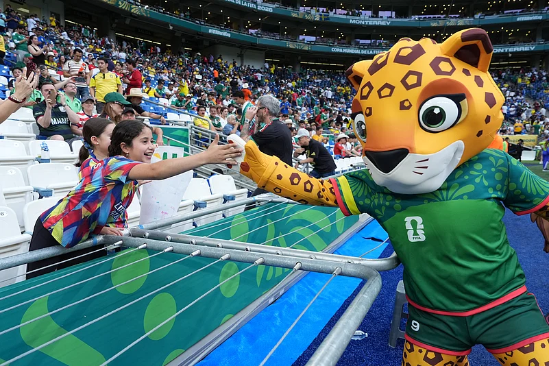 Sweden vs Tunisia FIFA World Cup 2026 Group F mascot Zayu AP Photo
