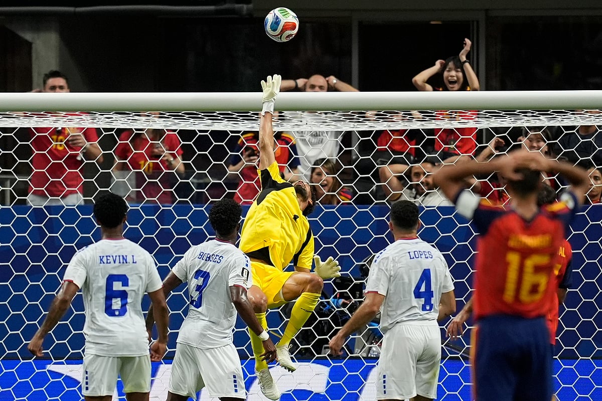 Spain Vs Cape Verde FIFA World Cup 2026 Group H Vozinha Makes A Save AP Photo