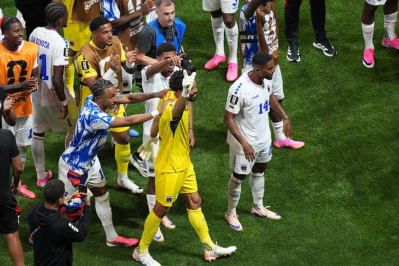 Spain Vs Cape Verde FIFA World Cup 2026 Group H Vozinha Team Celebrate draw AP Photo