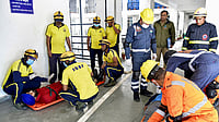 Mega Mock Drill on Earthquake, Cloud Burst, Forest Fire Conducted in Himachal Pradesh Photo PTI : Mega mock drill on earthquake, cloud burst, forest fire conducted in Himachal Pradesh