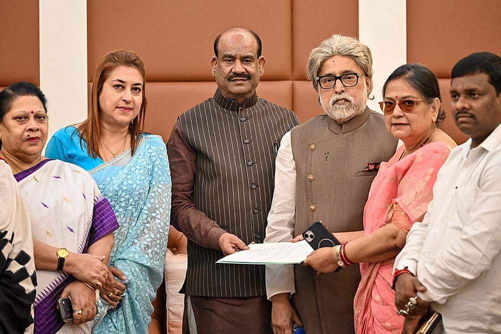 LS Speaker Om Birla meets rebel TMC MPs