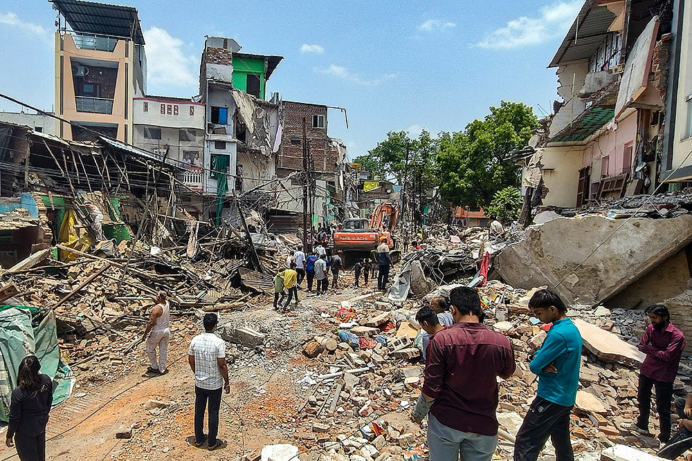 Demolition drive in Indore