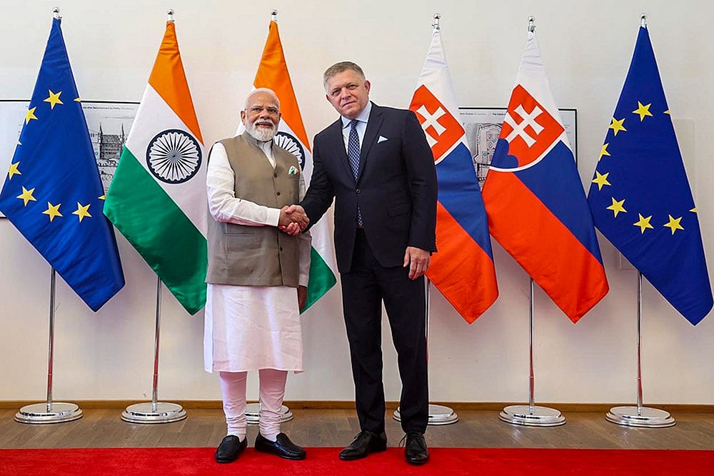PM Modi in Slovakia