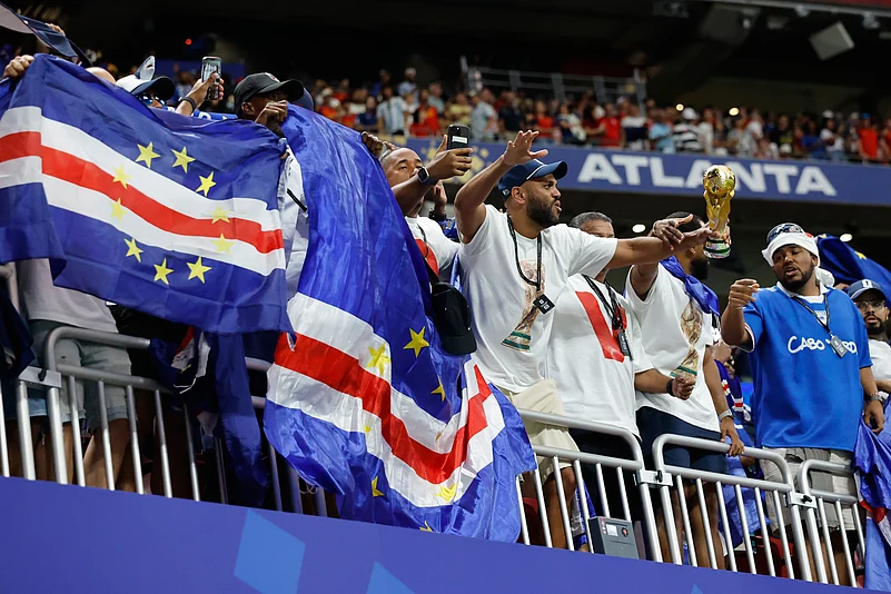 Spain Vs Cape Verde FIFA World Cup 2026 Group H Cape Verde fans celebrate AP Photo