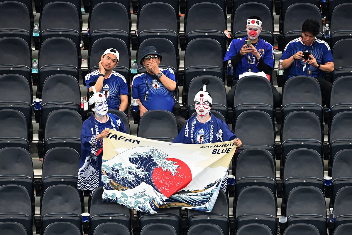 Netherlands Vs Japan, FIFA World Cup 2026 Samurai Blue Fans AP 8 Photo