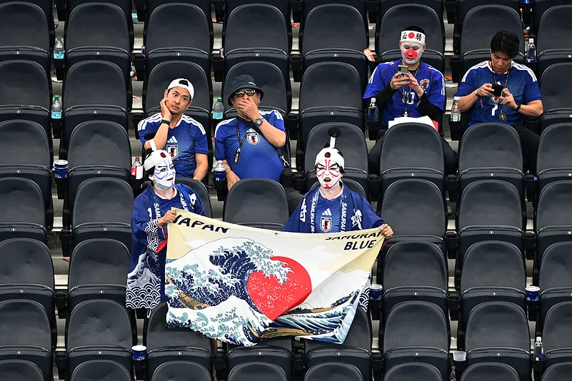 Netherlands Vs Japan, FIFA World Cup 2026 Samurai Blue Fans AP 8 Photo