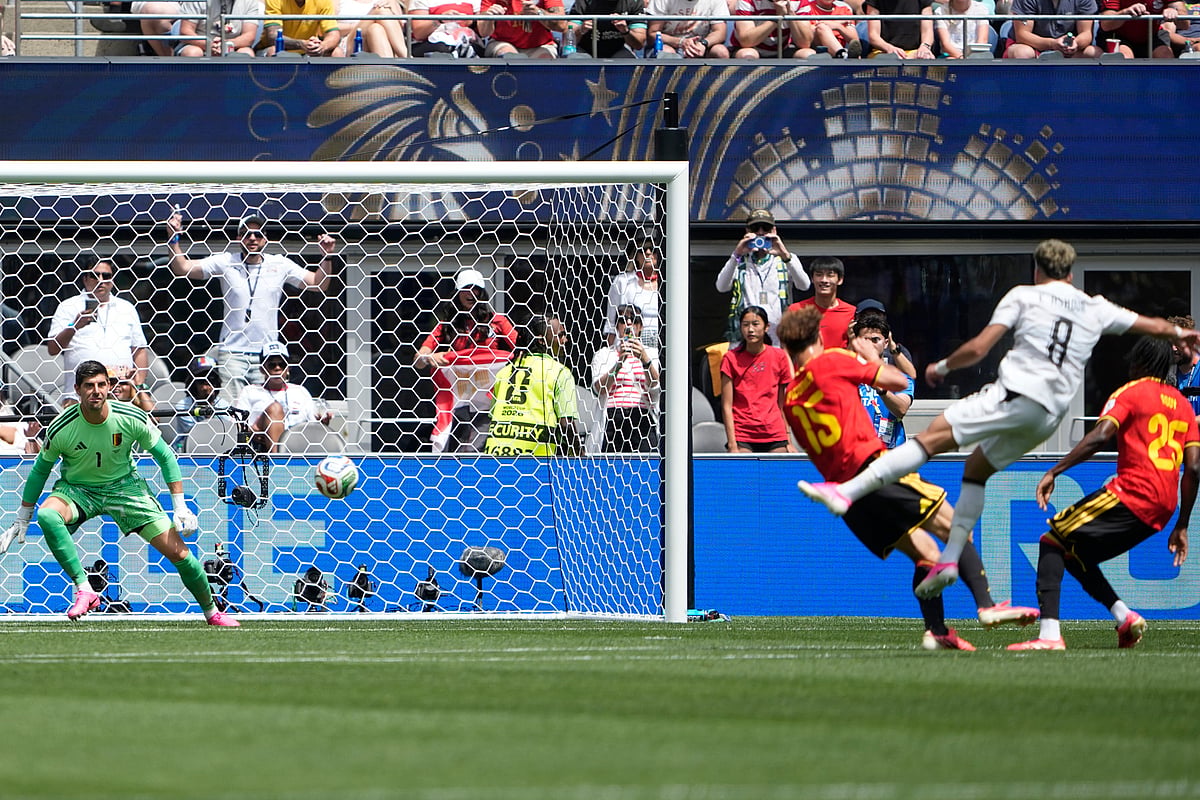 Belgium Vs Egypt FIFA World Cup 2026 Group G Emam Ashour Scores AP Photo