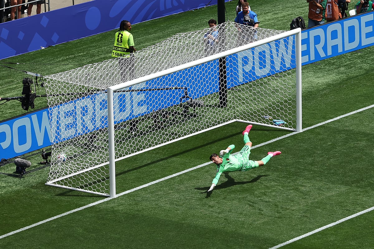 Belgium Vs Egypt FIFA World Cup 2026 Group G Thibaut Courtois Beaten AP Photo