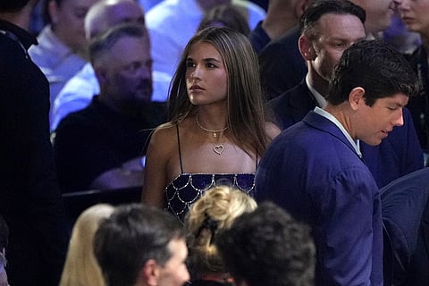 Kai Trump attends UFC Freedom 250 on the South Lawn of the White House in Washington.